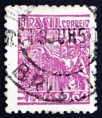 Postage stamp Brazil 1947 Prometheus, Thief of Fire