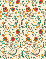 Floral seamless pattern