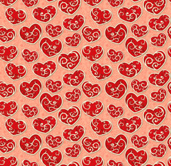 valentine seamless pattern