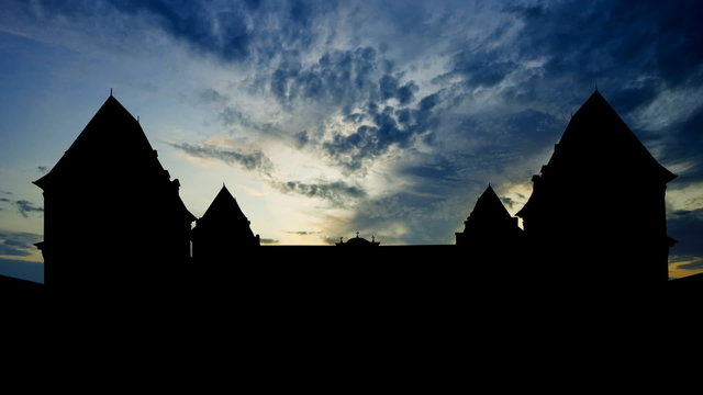 Italy Torino Castello del Valentino late afternoon