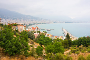 Naklejka premium View from the Inner Castle (Ic Kale), Alanya, Turkey