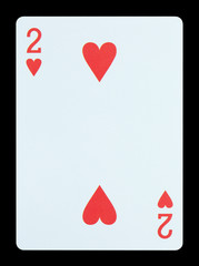 Playing cards - Two of hearts