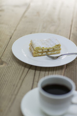 ミルフィーユとコーヒー