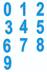 Blue numbers from cubes