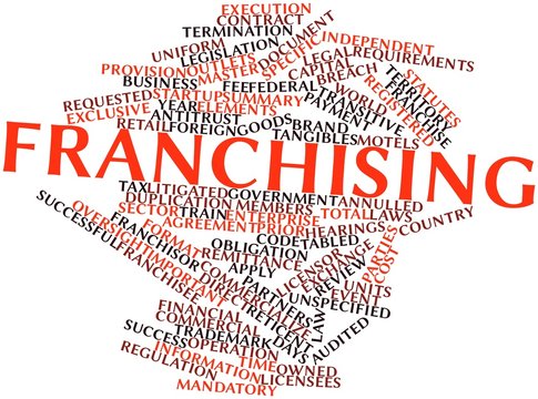 Word cloud for Franchising