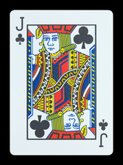 Playing cards - Jack of clubs