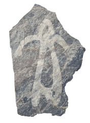 Woman . Old ancient petroglyph