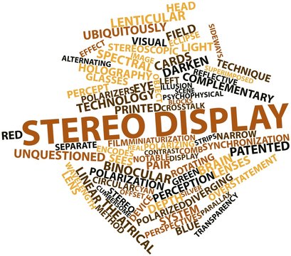 Word cloud for Stereo display