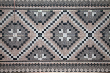 Gray stone tiles background
