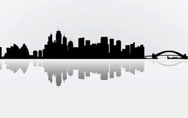Fototapeta premium City Manhattan panorama, vector