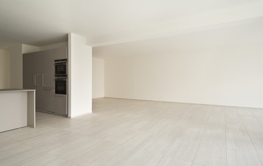modern architecture, new empty apartment