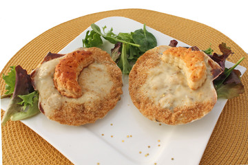 2 coquilles à la normande