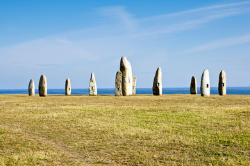 celtic monuments in A Coruna, Spain
