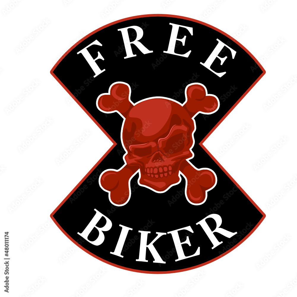 Poster patch bikers