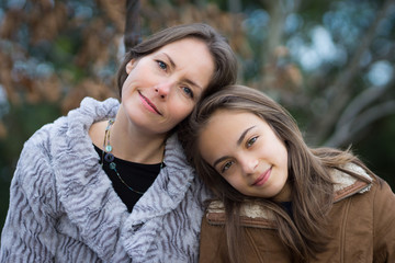 Fototapeta premium mère d'adolescente