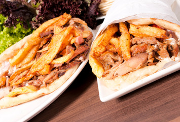 Portion of gyros