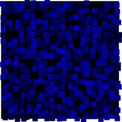 Abstract blue and black square background