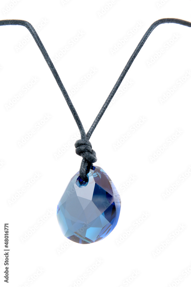 Wall mural pendant / blue stone