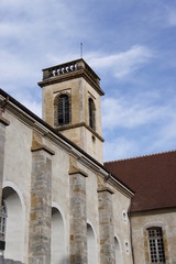 Clocher de l'Abbaye Saint Léonard à Corbigny, Bourgogne