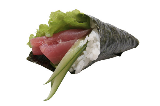 Hand Rolled Maguro Sushi