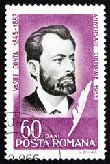 Postage stamp Romania 1965 Vasile Conta, Philosopher