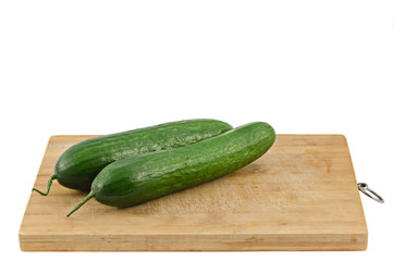 Fresh vegetables on a cutting board