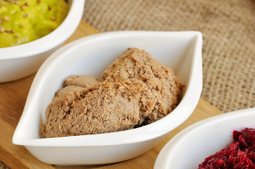 Turkey pate with pomegranate