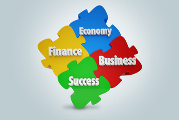 Financial jigsaw puzzle