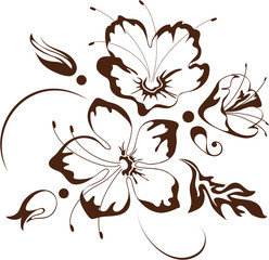 Floral design, vector illustration