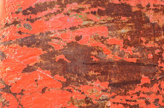 Closeup photo of some rusty surface