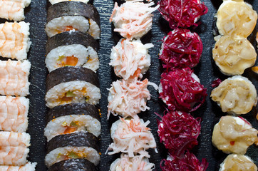 sushi 5 row