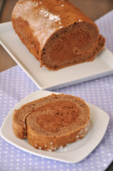 Schokoladen Biskuit Roulade