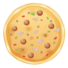 A pizza