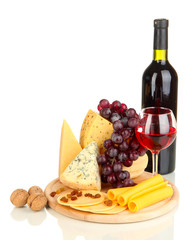 Various types of cheese isolated on white © Africa Studio