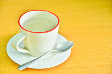 Hot water