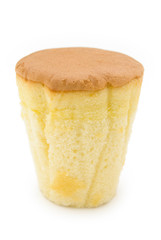 Fototapeta na wymiar cup shape sponge cake