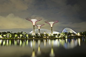 Obraz premium garden by the bay singapore