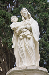 Obraz na płótnie Canvas Virgin Mary and baby Jesus