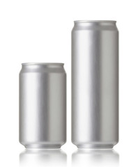 330, 500 ml. aluminum beer or soda cans, Realistic photo image