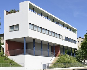 Courbusier house south east side, Weissenhof, Stuttgart