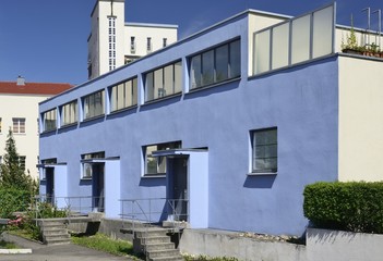 Mart Stam house south west side, Weissenhof, Stuttgart