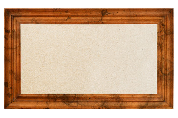 Fototapeta premium Antique photo frame on the white background