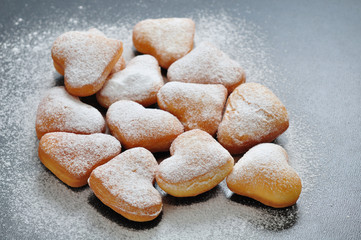 Donut in the shape of hear