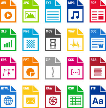 File Types icons