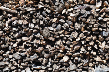 Natural pattern of a stone wall