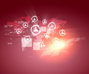 Internet concept illustration