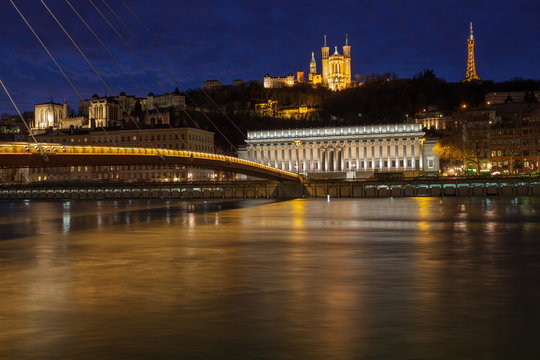 Fototapeta ville de lyon