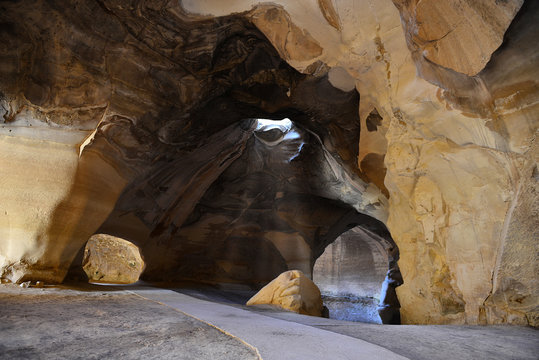 Bell cave in Israel
