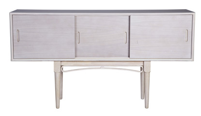 Obraz premium Wooden dresser isolated on white