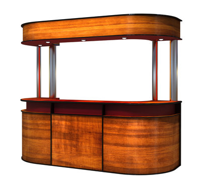 Wooden Bar Counter